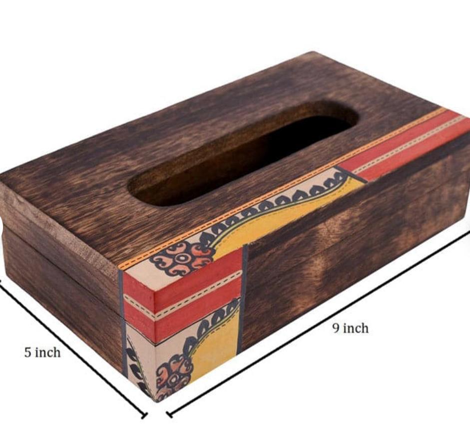 Wooden Resin Tissue Box